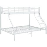  Okvir za krevet na kat bijeli metalni 140 x 200 / 90 x 200 cm | shoptok.hr