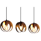  Luster na sajli MOONLIGHT 3xE27/15W/230V crni/bakreni | Eponuda.com