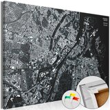  Slika na plutenoj podlozi - Close up of Copenhagen [Cork Map] 90x60 | shoptok.hr
