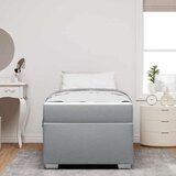  Krevetna konstrukcija Svijetlo siva 80 x 200 cm tkanina | shoptok.hr