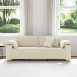 SOFA za 3 osobe Bež 220 cm Platnasta tkanina | Eponuda.com