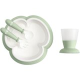 BABYBJORN komplet jedilni set Powder Green Cene