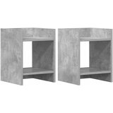  Stalak za biljke s policom 2 pcs Betonsko Siva 30 x 30 x 40 cm | Eponuda.com