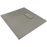 Sanotechnik Tuš kada SMC (D x Š x V: 90 x 90 x 2,6 cm, Poliester, Siva)