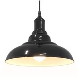 VISILICA podesiva po visini E27 sjajno crna Ø 31 cm metal | shoptok.hr