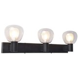  Kupatilsko zidno svetlo POLA 3xG9/5W/230V IP44 crno/transparentno | Eponuda.com