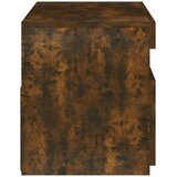 TV ormarić s LED svjetlima boja dimljenog hrasta 75x35x40 cm | shoptok.hr