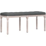  Klupa tamnosiva 110x40x49 cm od tkanine | Eponuda.ba