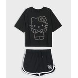 Sinsay Pamučni komplet Hello Kitty: majica i kratke hlače | shoptok.hr