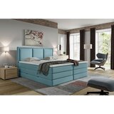 MID.YOU POSTELJA BOXSPRING 180 cm x 220 cm , tekstil modra | Shoptok.si