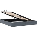Krevet s od storage s pohranom Tamnosiva 193 x 203 cm Baršun | shoptok.hr
