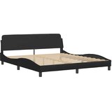  Okvir za krevet Dover crni 183x213 cm od umjetne kože | shoptok.hr