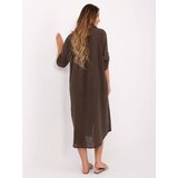 Och Bella Dress-TW-SK-BI-24135.81-dark brown | shoptok.hr