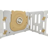  Modularna ogradica za bebe sa lopticama Hippo - bijelo/smeđa | Shoptok.si