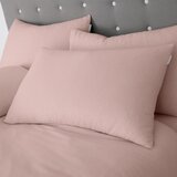 Catherine Lansfield Rožnata podaljšana flanelna posteljnina za zakonsko posteljo 230x220 cm Brushed – | Shoptok.si