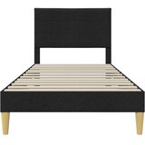  Okvir za krevet s uzglavljem Crna 80 x 200 cm tkanina - Crna 80 x 200 cm | shoptok.hr