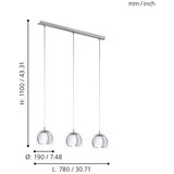 Eglo rocamar 3 e27 hrom/pRozirno | Eponuda.com