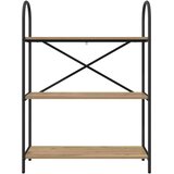 vidaXL Knjižna polica artisan hrast 80 x 30 x 109 cm Konstruiran les | Shoptok.si