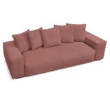 Bobochic Paris Svetlo rožnata sedežna garnitura iz rebrastega žameta 280 cm Voltaire – | Shoptok.si
