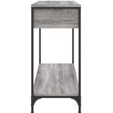  Konzolni stol siva boja hrasta 100x34,5x75 cm konstruirano drvo | shoptok.hr