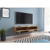 P & B nizka omarica A140, barva hrasta, led | Shoptok.si