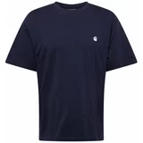 Carhartt WIP Majica 'Madison' mornarsko plava / bijela
