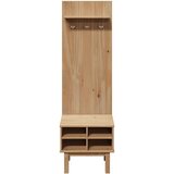 Element za predsoblje OTTA 50 x 40 x 160 cm od masivne borovine | shoptok.hr