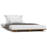  Posteljni okvir medeno rjav 90x200 cm trdna borovina, (20737829) | Shoptok.si