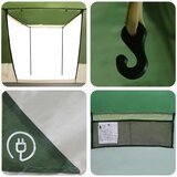  Toaletni šator Zelena 10 osoba 185T Poliester s PU premazom - Zelena 10 | shoptok.hr
