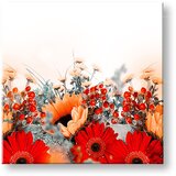  Slike na platnu crveno CVEĆE_154-12 (moderne slike na platnu) | ePonuda.com