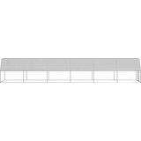 vidaXL Zunanji kokošjak 2x12x2 m pocinkano jeklo | Shoptok.si