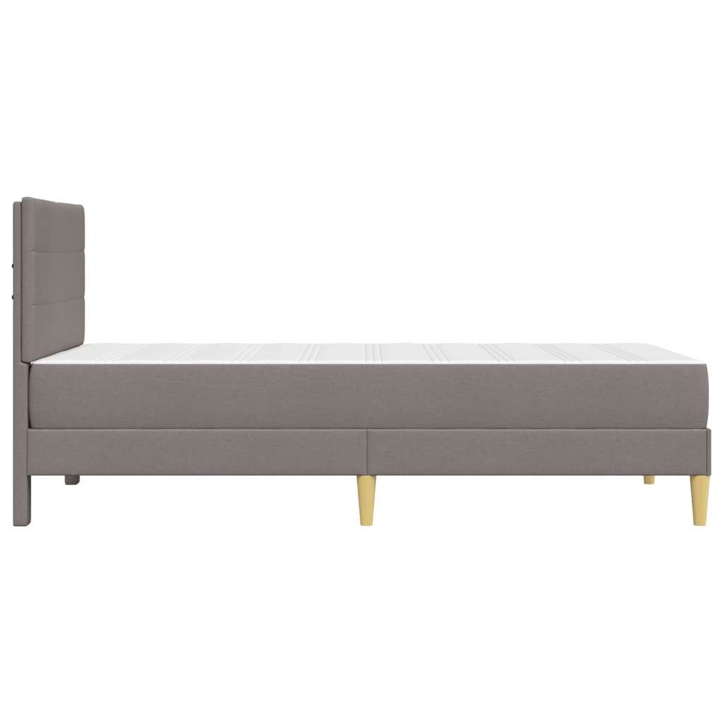  Okvir za krevet Sivo-smeđa 80 x 200 cm Poliester - Sivo-smeđa 80 x 200 cm | shoptok.hr