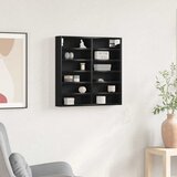  Ormar za izlaganje s policom Zidne Crni hrast 60 x 8,5 x 58 cm | shoptok.hr
