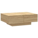 The Living Store Klubska mizica sonoma hrast 90x60x31 cm inženirski les - Klubska Mizica, (21421372) | Shoptok.si