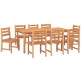  9-dijelni vrtni blagovaonski set od masivne tikovine | shoptok.hr