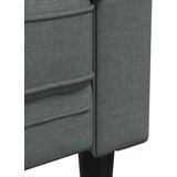  Chesterfield fotelj Temno siva 78,5 x 74,5 x 74,5 cm blago | Shoptok.si