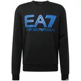 Ea7 Emporio Armani Sweater majica plava / crna