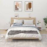 vidaXL Noćni ormarići 2 kom visoki sjaj bijeli 40x35x50 cm | shoptok.hr
