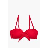 Koton Women's Red Bow Detailed Bikini Top | Shoptok.si