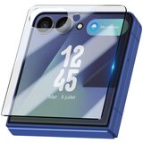 AVIZAR kaljeno steklo za zunanji zaslon galaxy z flip 7 5G, ultra odporno, prozorno črna, (5000018874) | Shoptok.si