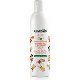 Essentiq 2v1 gel in šampon za prhanje za otroke s papajo in aloe vero Cene