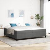 vidaXL Krevet s podnicom s madracem svijetlosivi 200x200 cm Kordna tkanina Cijene