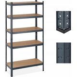 Metalna polica za spremanje MDF 180x90x40 cm | shoptok.hr