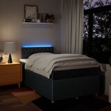  Krevet s oprugama i madracem plavi 120 x 190 cm od tkanine | shoptok.hr