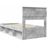  Krevetna konstrukcija s uzglavljem Betonska siva 90 x 190 cm | Eponuda.ba