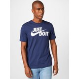 Nike Majica 'Swoosh' mornarska / bela | Shoptok.si