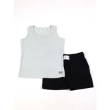 Otroški kompleti Girl Sets Tank + Be Glam Siva