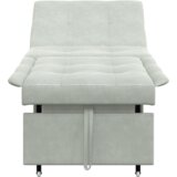 SOFA Krevet 3-u-1 Izvlačenje Svjetlosiva Baršun | shoptok.hr