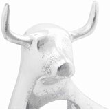  Skulptura bika Srebrno 22 x 9,5 x 34 cm Aluminij | shoptok.hr