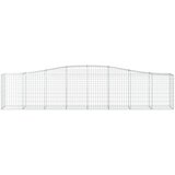  Lučne gabionske košare 3 kom 400x50x80/100 cm pocinčano željezo | shoptok.hr